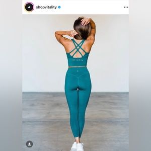 Vitality leggings, green